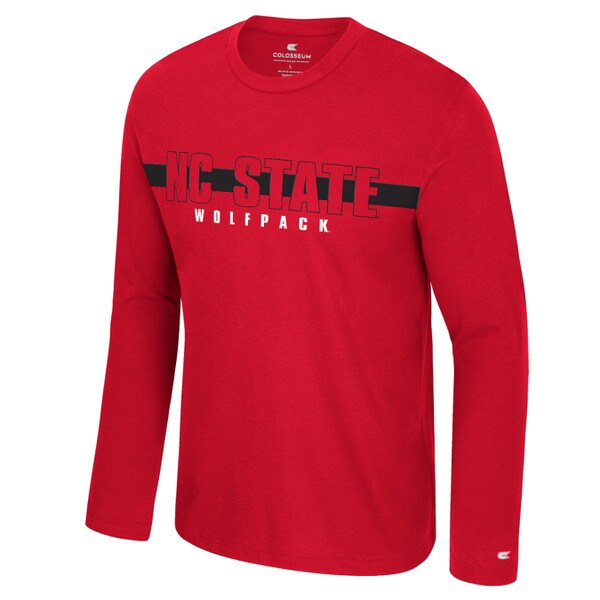 Red Long Sleeve Active Blend Tee -
